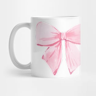 Acrylic couqette pink bow Mug
